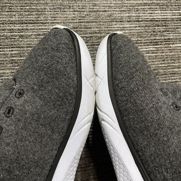 HOKA Hupana Grey White One One Wool Flow Running Athletic Shoes Mens Size 9 - Picture 12 of 15